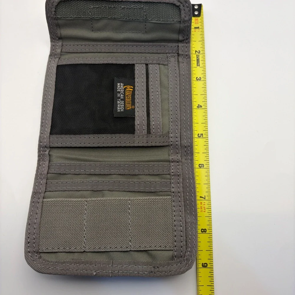Maxpedition Spartan Wallet Khaki Nylon Tri-Fold Tactical Gear Wallet